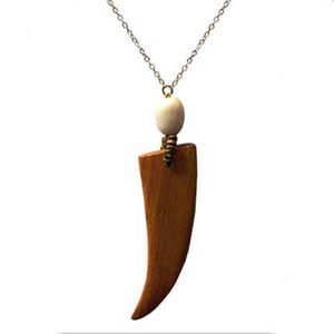 NIB BONNIE BASHAM 14K Mystery Horn Necklace